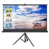 Projector Screen with Tripod Stand – 72" / 100" (16:9)